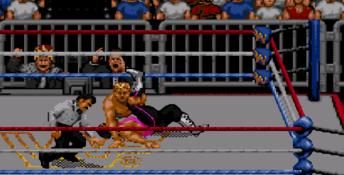 WWF RAW Genesis Screenshot