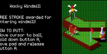 Zany Golf Genesis Screenshot