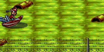 Zero the Kamikaze Squirrel Genesis Screenshot