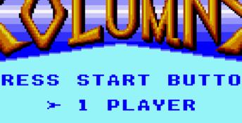 Columns GameGear Screenshot