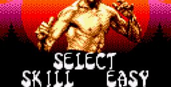 Dragon: The Bruce Lee Story GameGear Screenshot