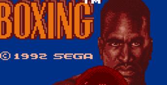 Evander Holyfields Real Deal Boxing GameGear Screenshot