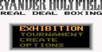 Evander Holyfields Real Deal Boxing GameGear Screenshot