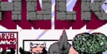 The Incredible Hulk GameGear Screenshot