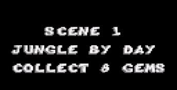 Jungle Book (1994) GameGear Screenshot