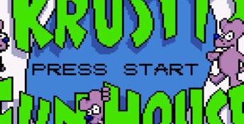 Krustys Fun House GameGear Screenshot
