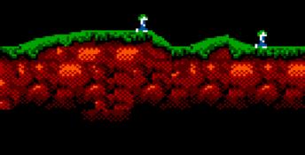Lemmings GameGear Screenshot