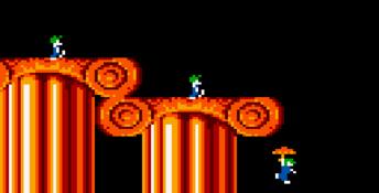 Lemmings GameGear Screenshot