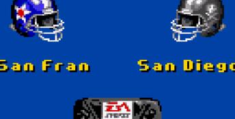 Madden NFL 96 GameGear Screenshot