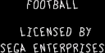 Markos Magic Football GameGear Screenshot