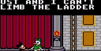 Mickeys Ultimate Challenge GameGear Screenshot
