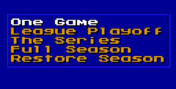 MLBPA Baseball GameGear Screenshot
