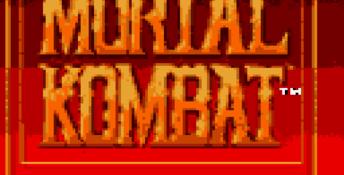 Mortal Kombat GameGear Screenshot