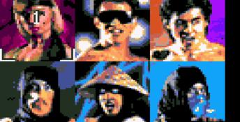 Mortal Kombat GameGear Screenshot