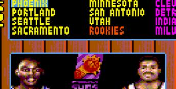 NBA Jam Tournament Edition GameGear Screenshot