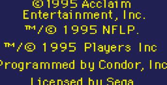 NFL Quarterback Club 96 GameGear Screenshot