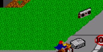 Paperboy (1991) GameGear Screenshot