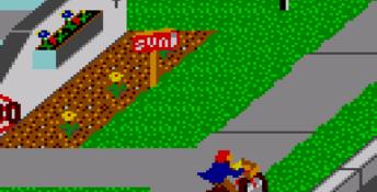 Paperboy (1991) GameGear Screenshot