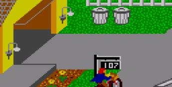 Paperboy (1991) GameGear Screenshot