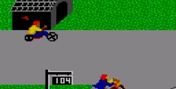 Paperboy (1991) GameGear Screenshot