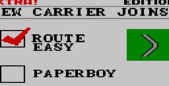 Paperboy 2 GameGear Screenshot