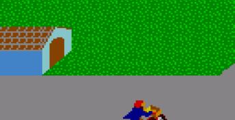 Paperboy (1991) GameGear Screenshot