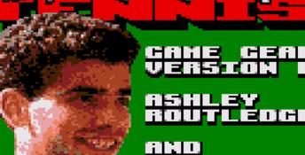 Pete Sampras Tennis GameGear Screenshot