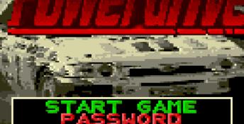 Power Drive GameGear Screenshot