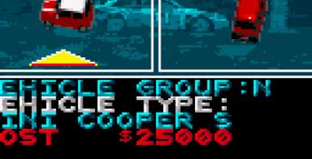 Power Drive GameGear Screenshot
