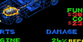 Power Drive GameGear Screenshot