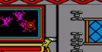 Simpsons Bart vs Space Mutants GameGear Screenshot