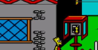 Simpsons Bart vs Space Mutants GameGear Screenshot