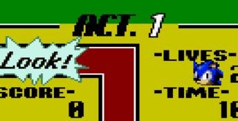 Sonic Blastman GameGear Screenshot