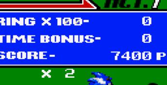 Sonic Blastman GameGear Screenshot