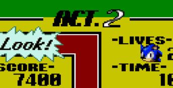 Sonic Blastman GameGear Screenshot