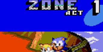Sonic The Hedgehog 2 GameGear Screenshot