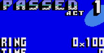 Sonic The Hedgehog 2 GameGear Screenshot