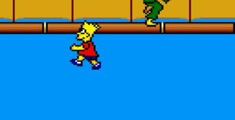 The Simpsons: Bart vs. the World GameGear Screenshot