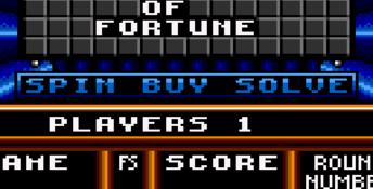 Wheel Of Fortune (1992) GameGear Screenshot