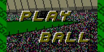 World Series Baseball (1993) GameGear Screenshot