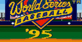 World Series Baseball 95 GameGear Screenshot