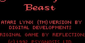 Shadow Of The Beast Lynx Screenshot