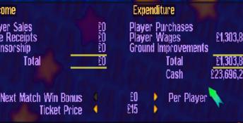 Premier Manager 64 Nintendo 64 Screenshot