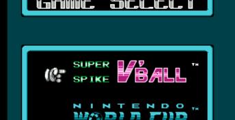 2-in-1 Super Spike V'Ball/Nintendo World Cup NES Screenshot