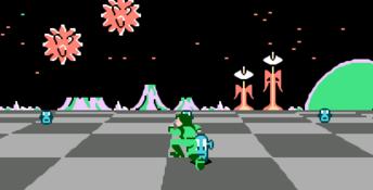 The 3D Battles of WorldRunner NES Screenshot