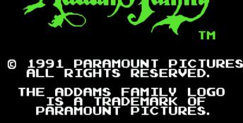 The Addams Family NES Screenshot