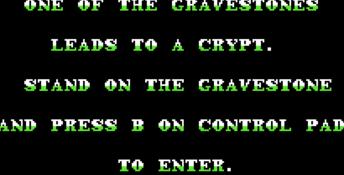 The Addams Family NES Screenshot