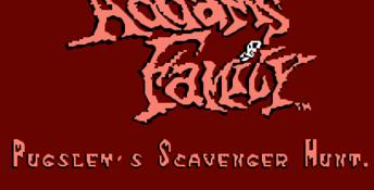 The Addams Family: Pugsley's Scavenger Hunt NES Screenshot