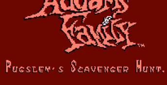 The Addams Family: Pugsley's Scavenger Hunt NES Screenshot