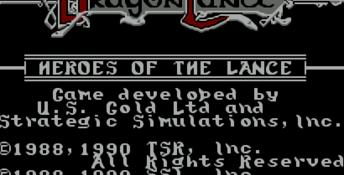 Advanced Dungeons and Dragons: Heroes of the Lance NES Screenshot